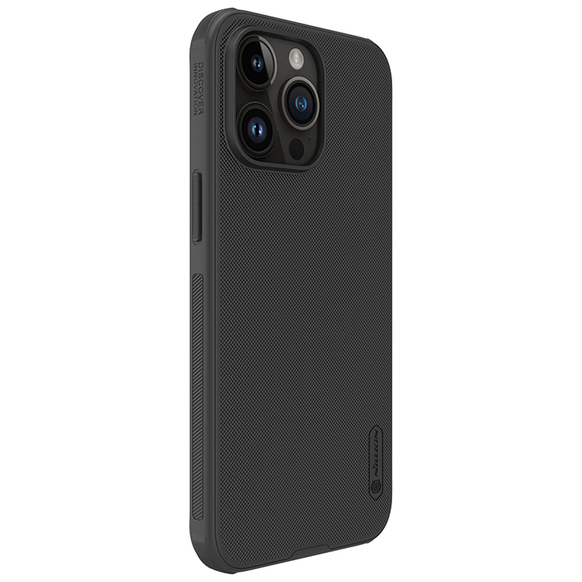 Custodia per Apple iPhone 16, Nillkin, Super Frosted Shield Pro, Nero