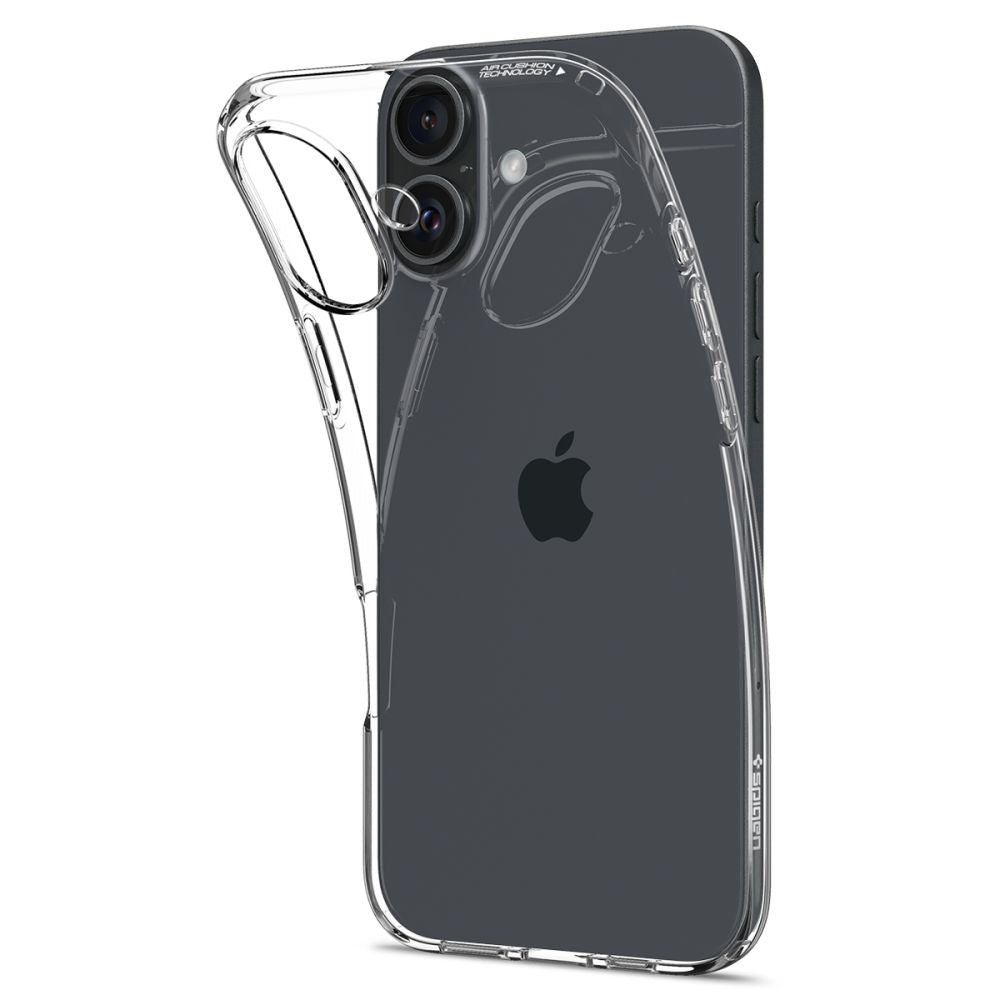 Custodia per Apple iPhone 16 Plus, Spigen, a cristalli liquidi, trasparente ACS08064