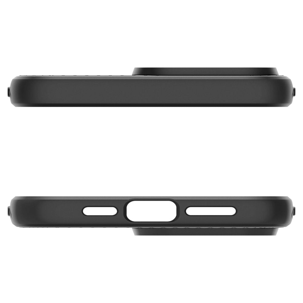 Custodia per Apple iPhone 15 Pro, Spigen, Liquid Air Matte, Nero ACS06704