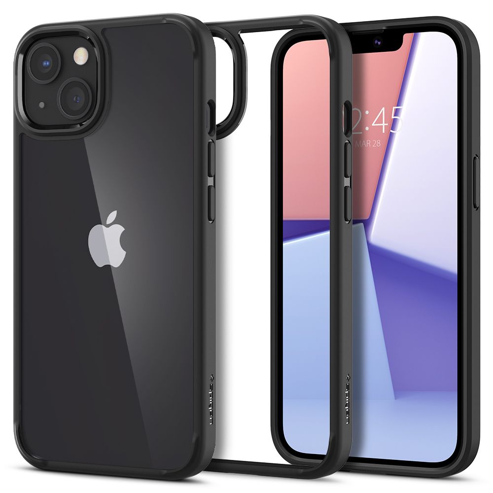 Custodia per Apple iPhone 13, Spigen, Ultra Hybrid, nera