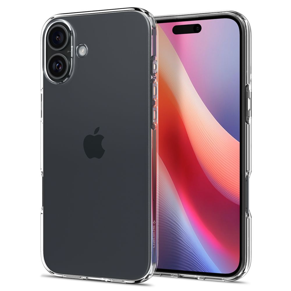 Custodia per Apple iPhone 16 Plus, Spigen, a cristalli liquidi, trasparente ACS08064