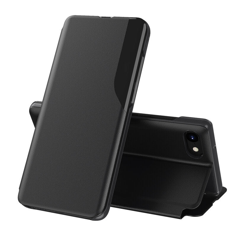 Custodia per Apple iPhone SE (2022) / SE (2020) / 8 / 7, Techsuit, eFold, Nera