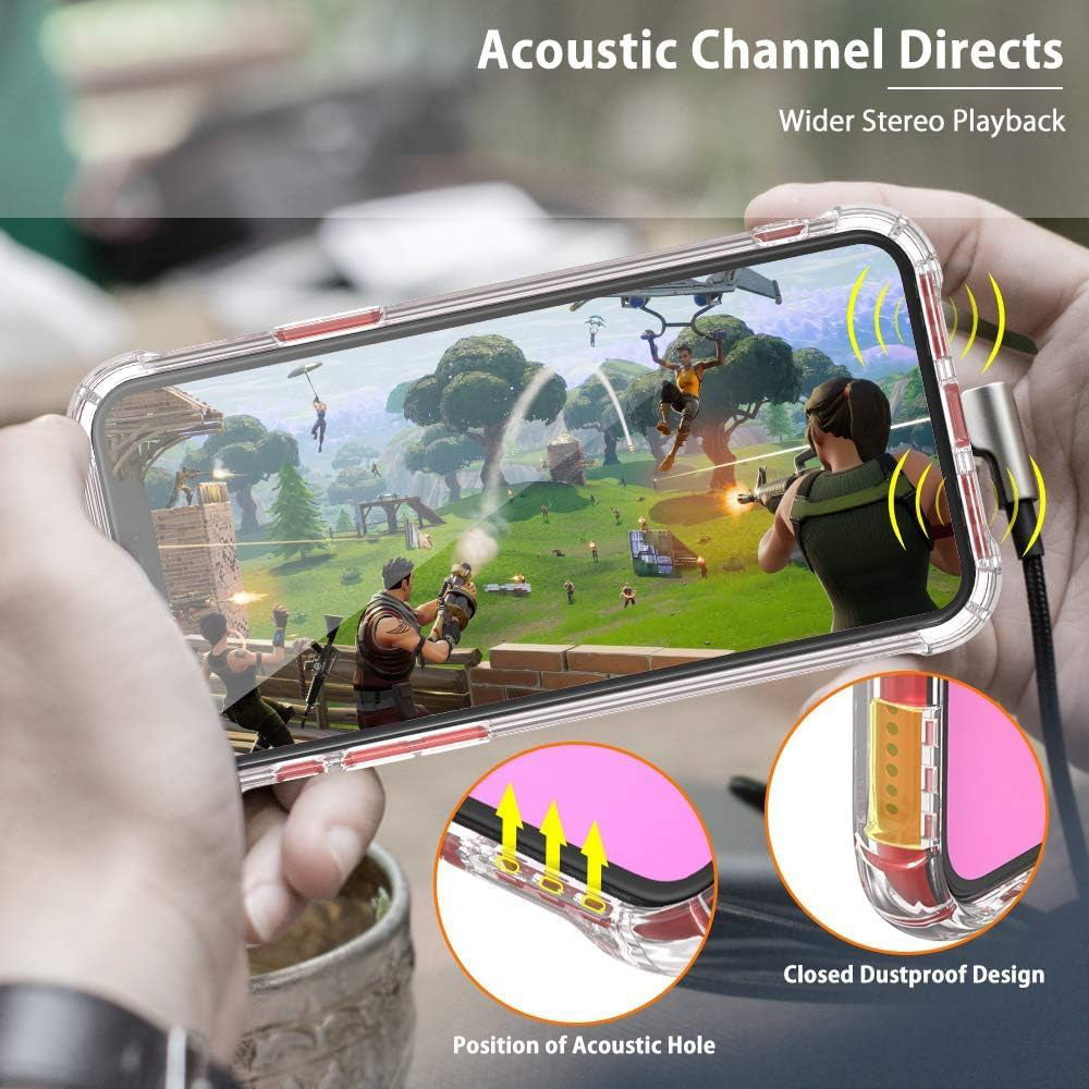 Custodia per Apple iPhone XR, Techsuit, Shockproof Clear, Trasparente
