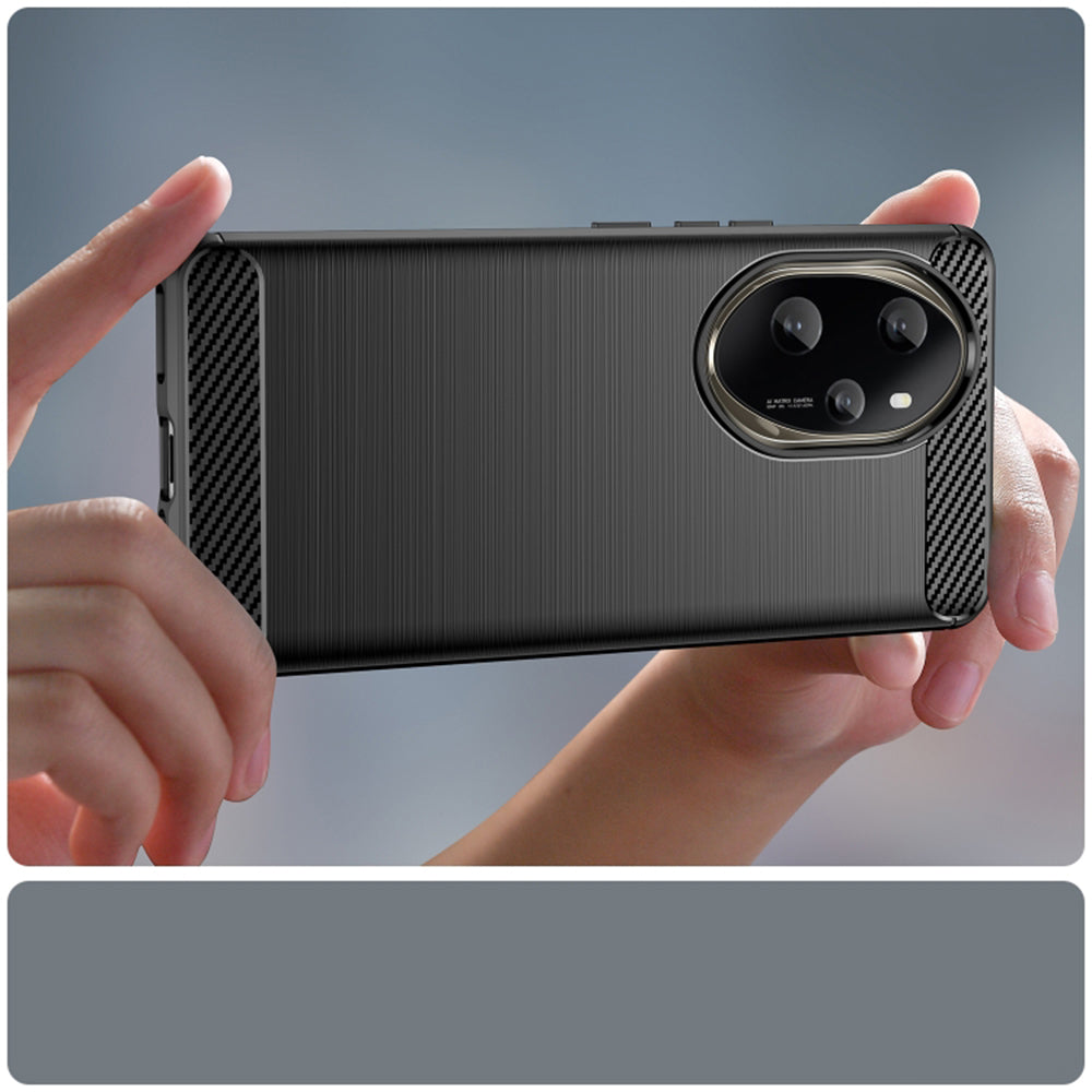Custodia per Honor 200, Techsuit, Carbonio, Nera