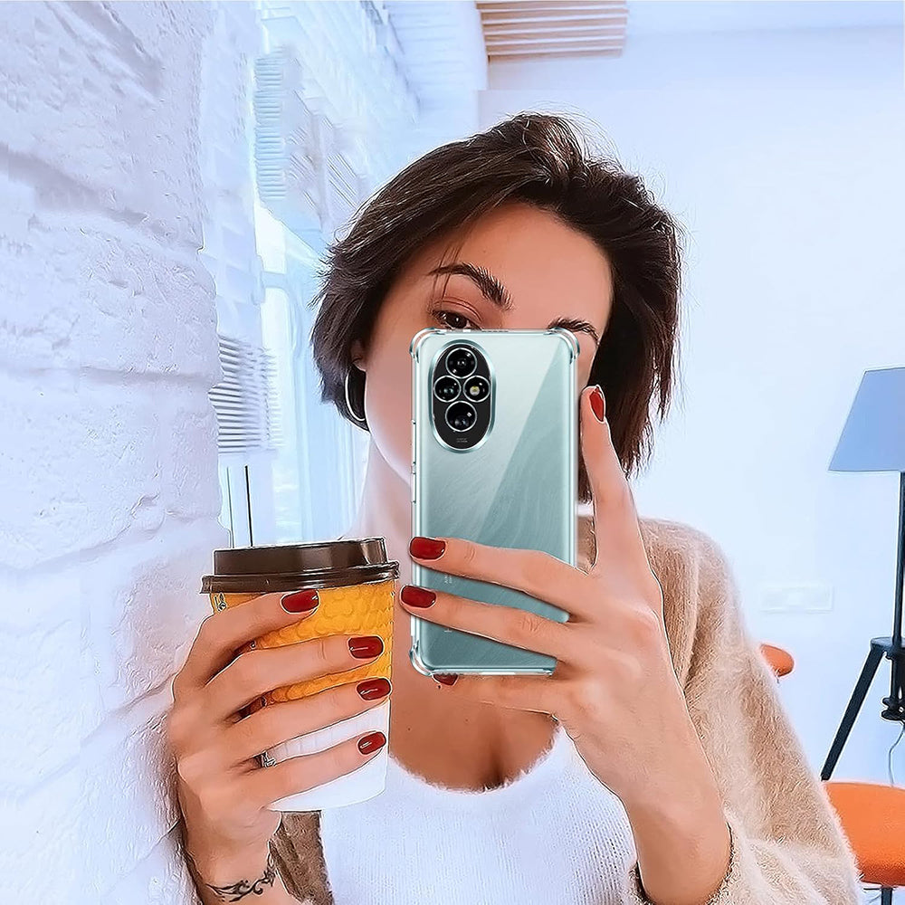 Custodia per Honor 200, Techsuit, Shockproof Clear, Trasparente