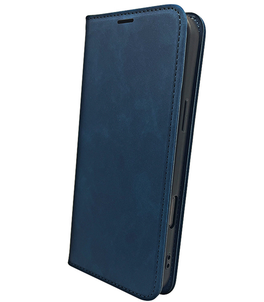 Custodia per Honor 400 Lite, OEM, Smart Suede, Blu Navy