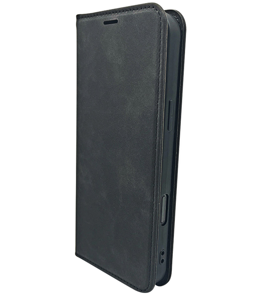 Custodia per Honor 400 Lite, OEM, Smart Suede, Nera