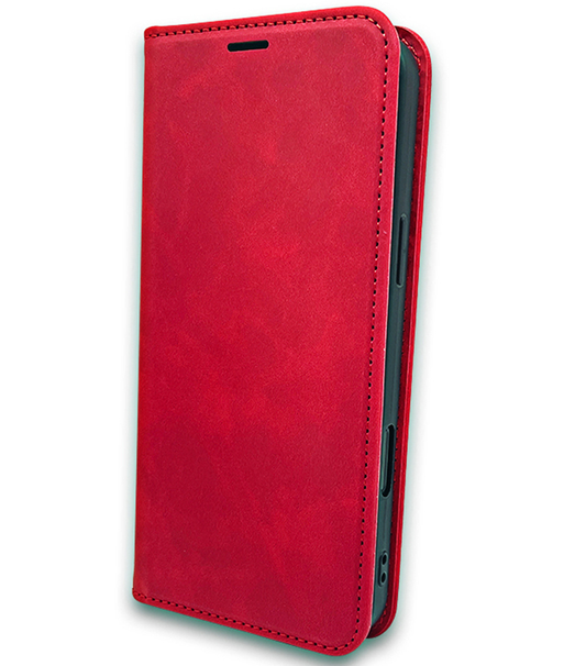 Custodia per Honor 400 Lite, OEM, Smart Suede, Rossa