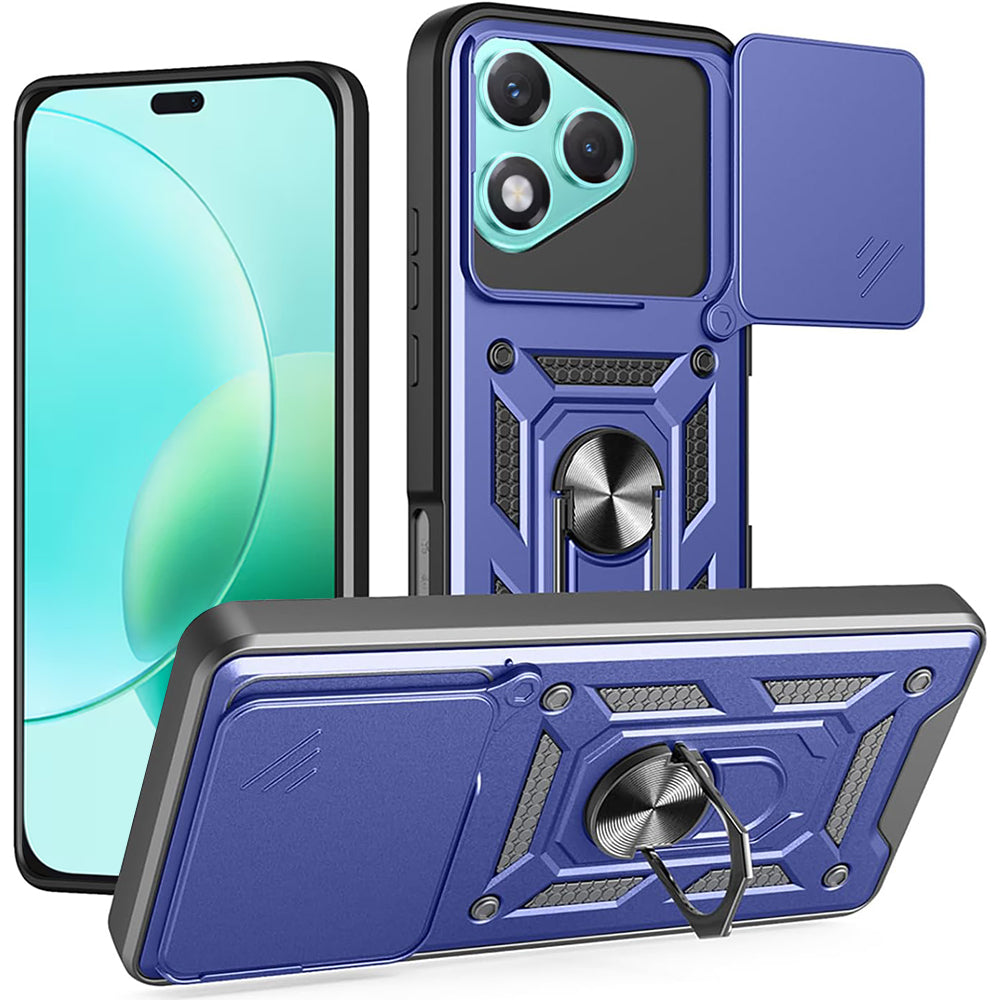 Custodia per Honor 400 Lite, Techsuit, CamShield, Blu