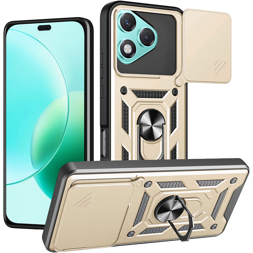 Custodia per Honor 400 Lite, Techsuit, CamShield, Dorata