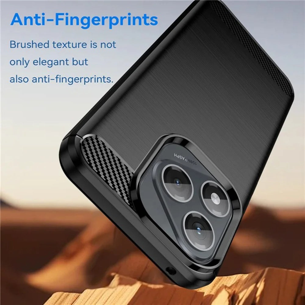 Custodia per Honor 400 Lite, Techsuit, Carbonio, Blu