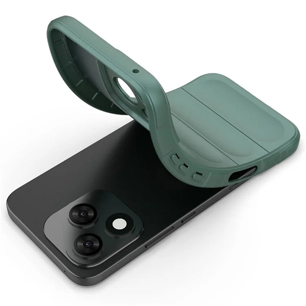 Custodia per Honor 400 Lite, Techsuit, Magic Shield, Verde