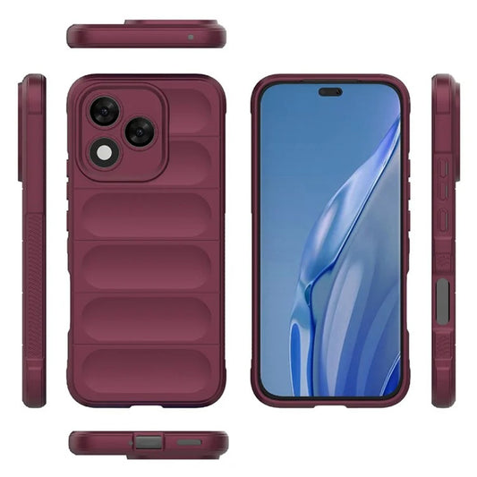 Custodia per Honor 400 Lite, Techsuit, Magic Shield, Vinaccia