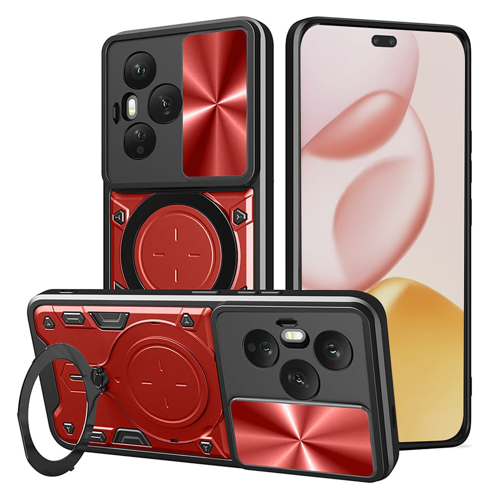 Custodia per Honor 400 Pro, Techsuit, CamGuard Pro, Rossa