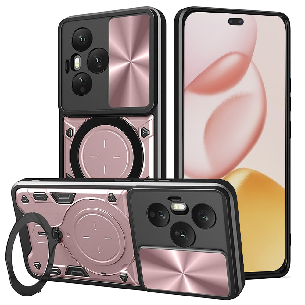Custodia per Honor 400 Pro, Techsuit, CamGuard Pro, Rosa Oro
