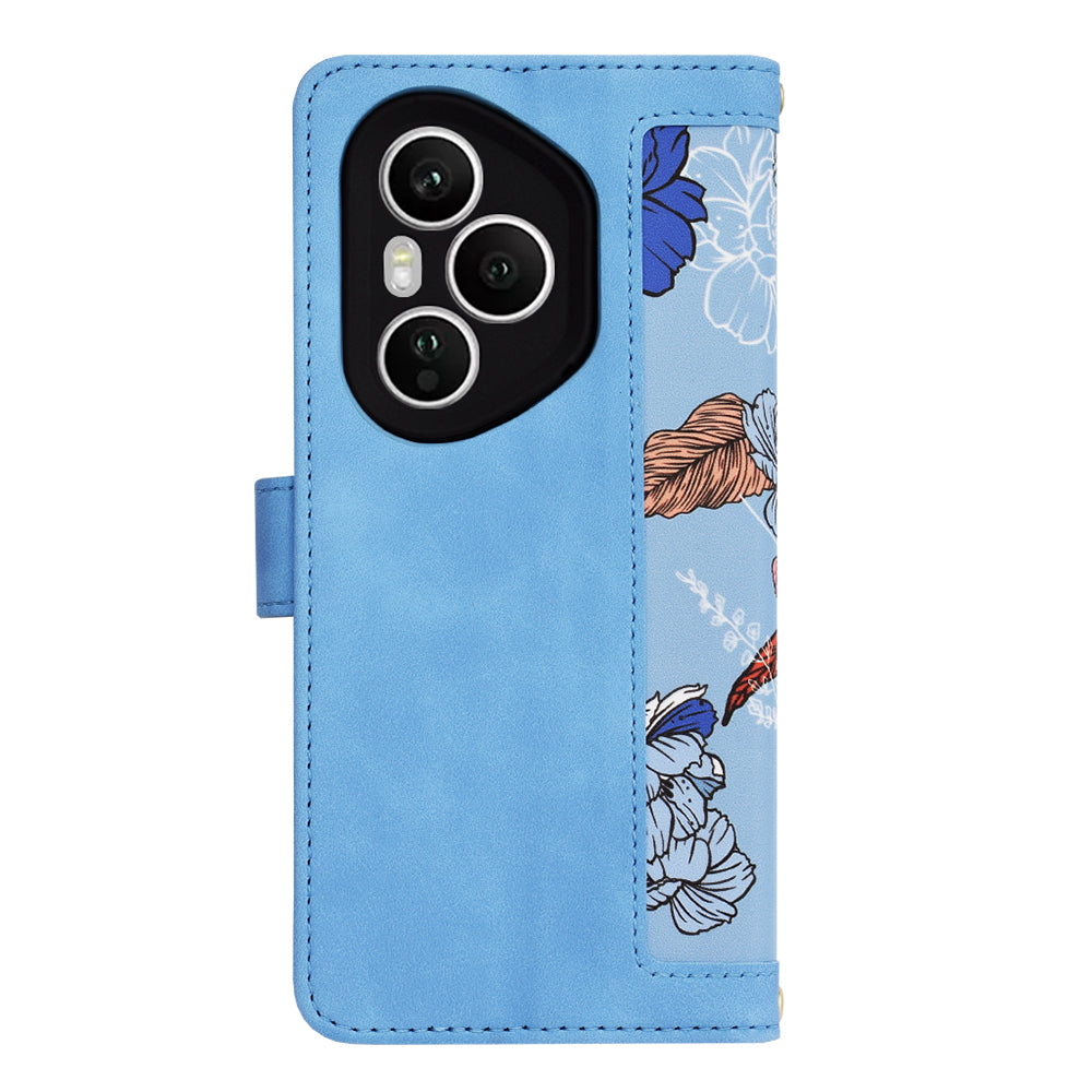 Custodia per Honor 400 Pro, Techsuit, FlipCraft, Blu