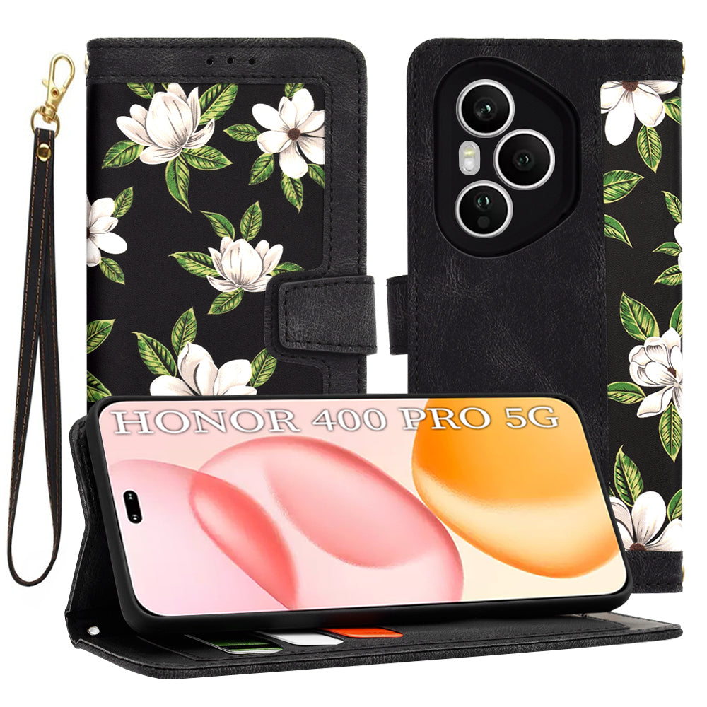Custodia per Honor 400 Pro, Techsuit, FlipCraft, Nera