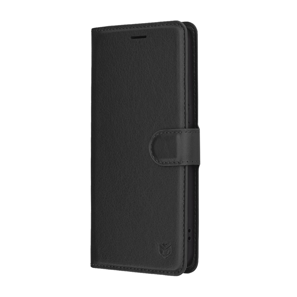 Custodia per Honor 400 Pro, Techsuit, Leather Folio, Nera