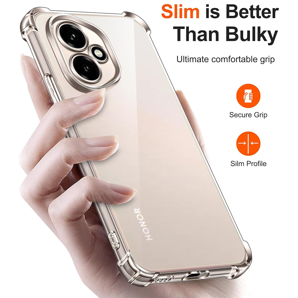 Custodia per Honor 400 Pro, Techsuit, Shockproof Clear, Trasparente
