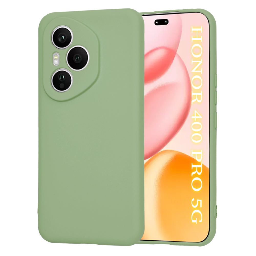 Custodia per Honor 400 Pro, Techsuit, SoftFlex, Verde Chiaro