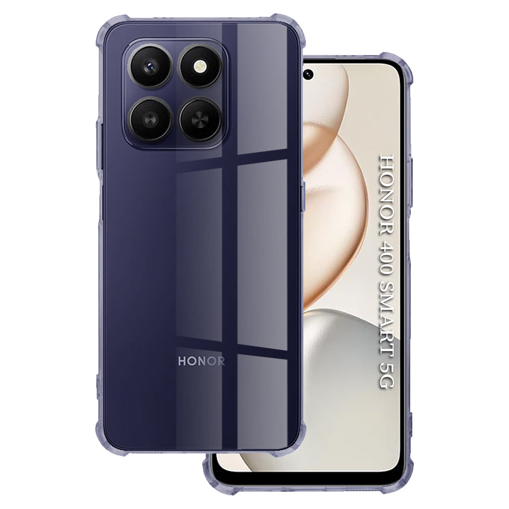 Custodia per Honor 400 Smart 4G / X7d 4G / 400 Smart 5G, Techsuit, Shockproof Clear, Fumé