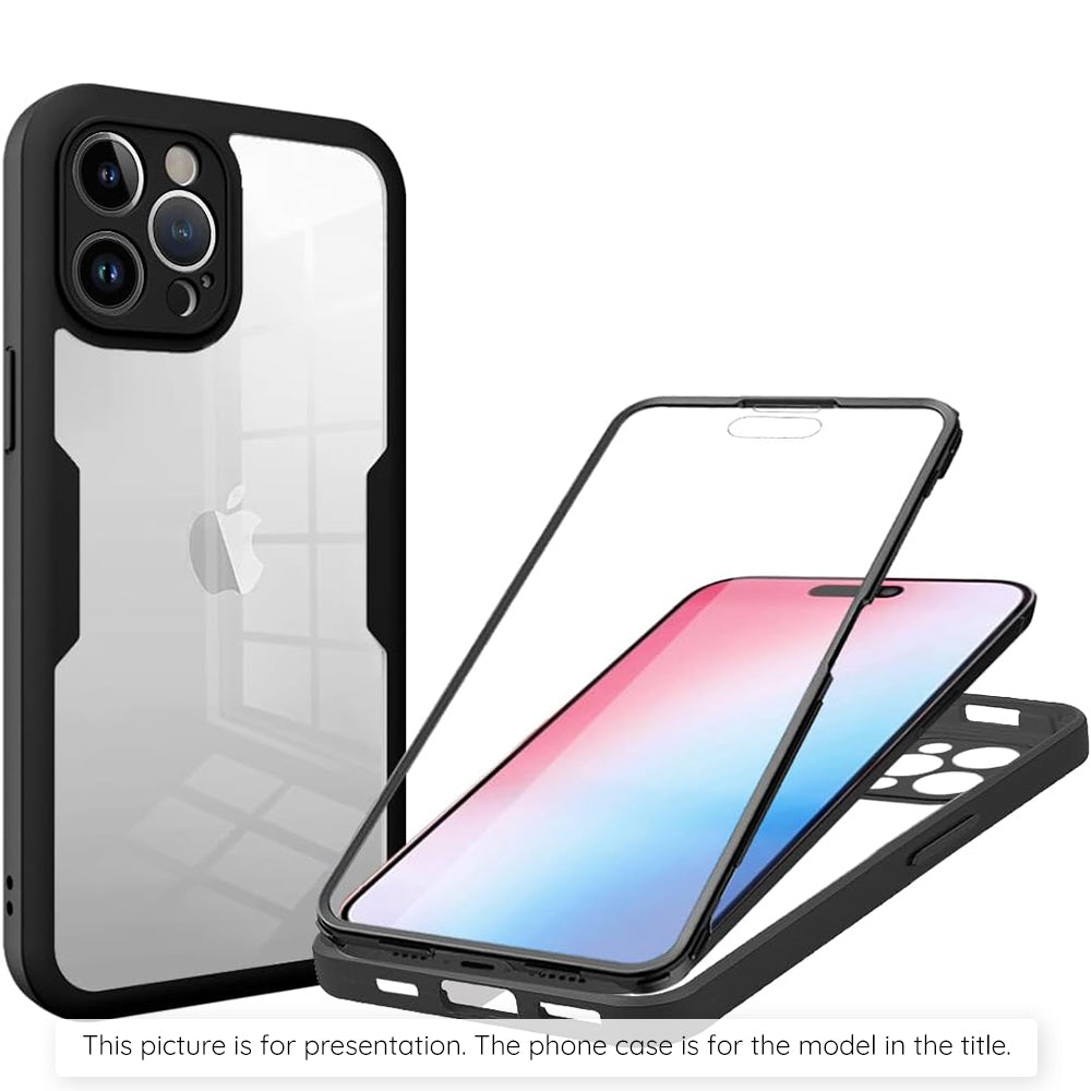 Custodia per Honor 400, Techsuit, ColorVerse 360, Nera