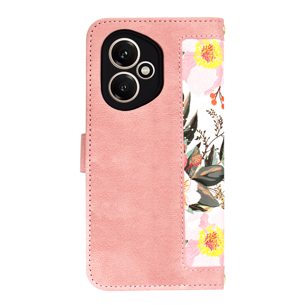 Custodia per Honor 400, Techsuit, FlipCraft, Rosa