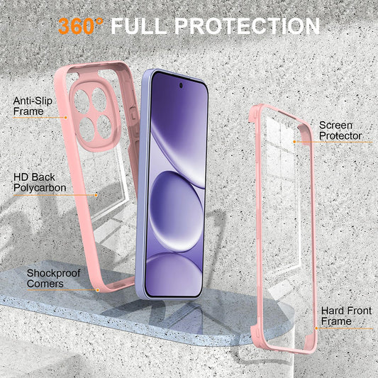 Custodia per Honor 600 Lite, Techsuit, ColorVerse 360, Rosa