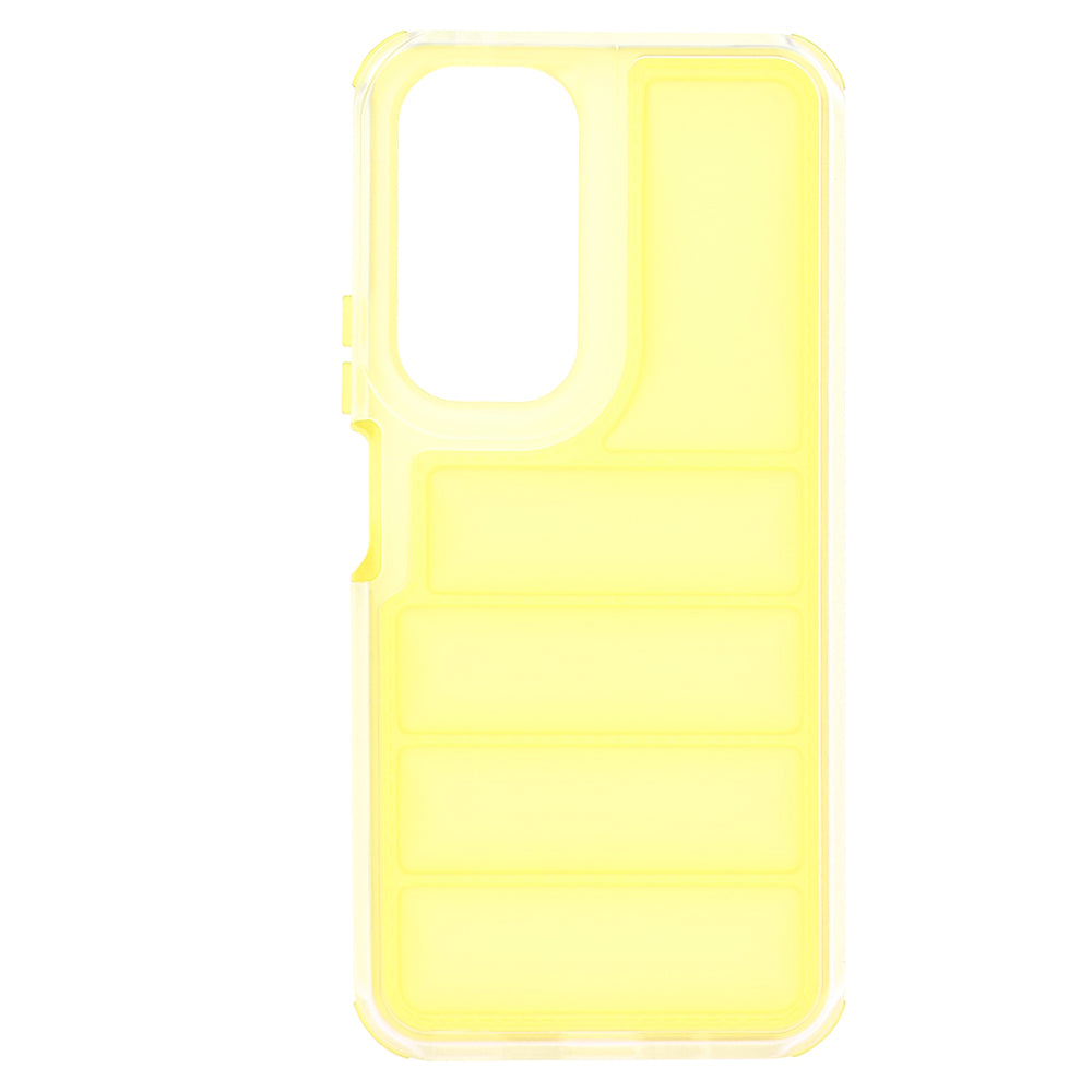 Custodia per Honor 90 Lite, Techsuit, Wave Shield, Gialla
