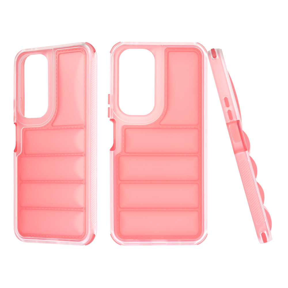 Custodia per Honor 90 Lite, Techsuit, Wave Shield, Rossa