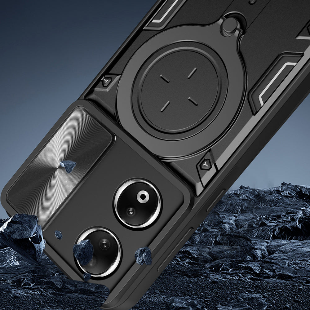 Custodia per Honor 90, Techsuit, CamGuard Pro, Nera