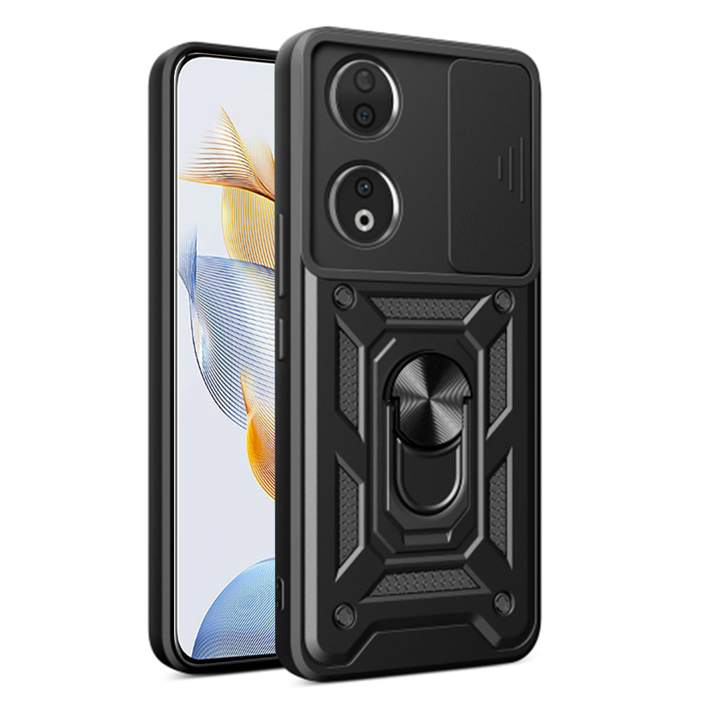 Custodia per Honor 90, Techsuit, CamShield, Nera
