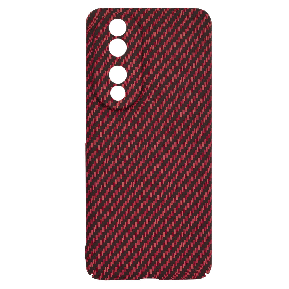 Custodia per Honor 90, Techsuit, Carbonite FiberShell, Rossa