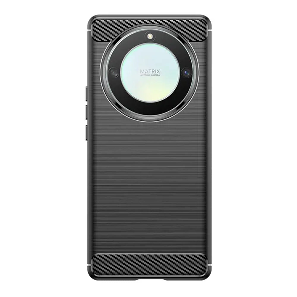 Custodia per Honor Magic5 Lite, Techsuit, Carbonio, Nera