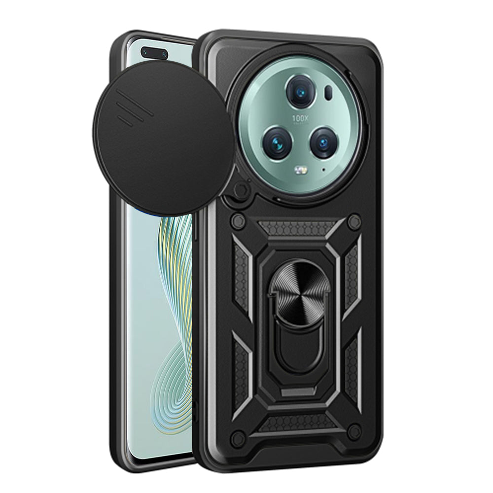 Custodia per Honor Magic5 Pro, Techsuit, CamShield, Nera