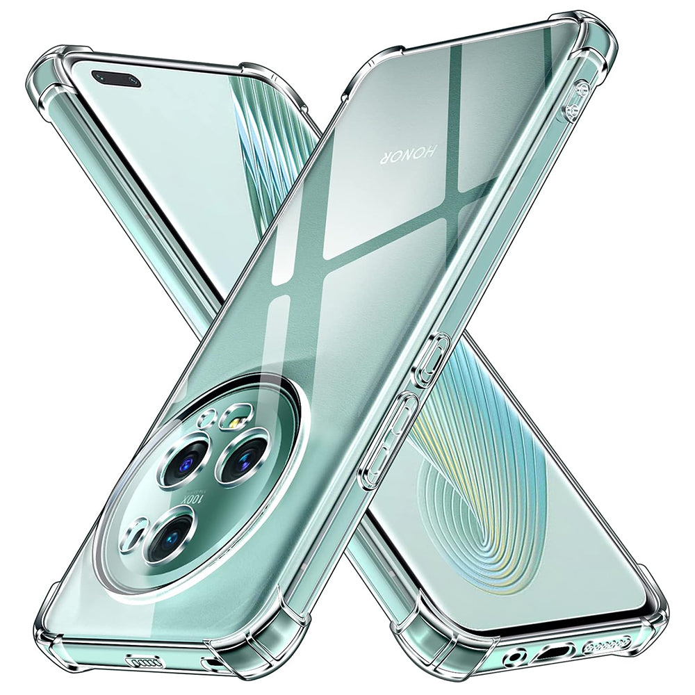 Custodia per Honor Magic5 Pro, Techsuit, Shockproof Clear, Trasparente