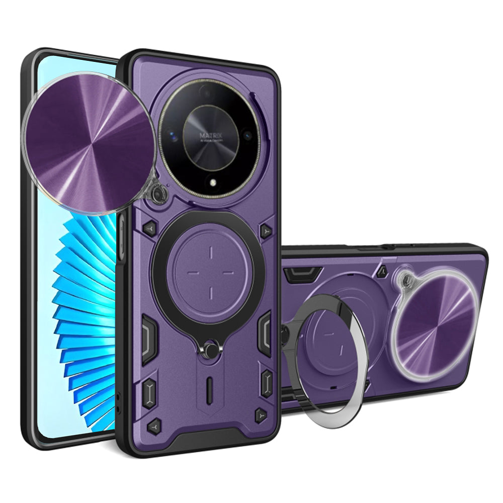 Custodia per Honor Magic6 Lite, Techsuit, CamGuard Pro, Viola