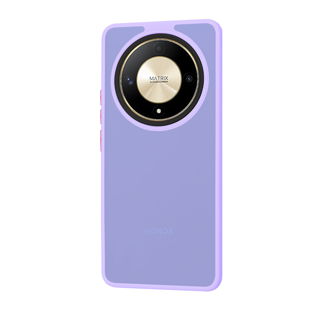 Custodia per Honor Magic6 Lite, Techsuit, HaloFrost, Viola Chiaro