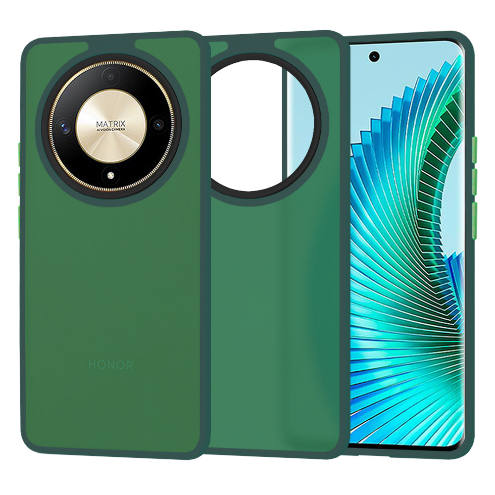 Custodia per Honor Magic6 Lite, Techsuit, HaloFrost, Verde