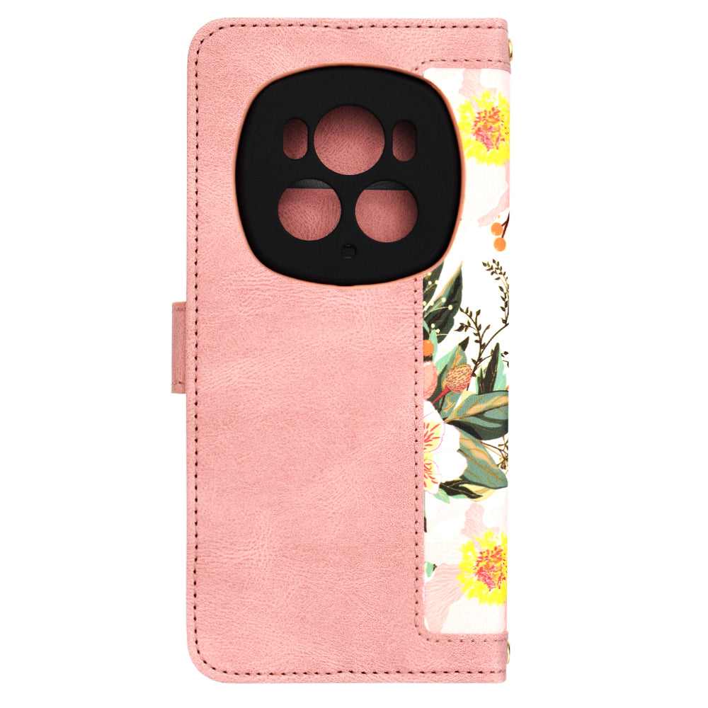 Custodia per Honor Magic6 Pro, Techsuit, FlipCraft, Rosa