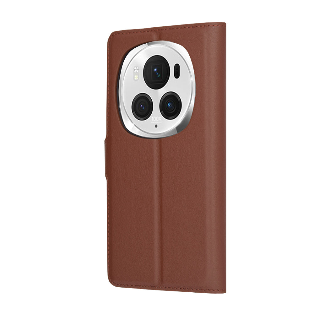 Custodia per Honor Magic6 Pro, Techsuit, Leather Folio, Marrone