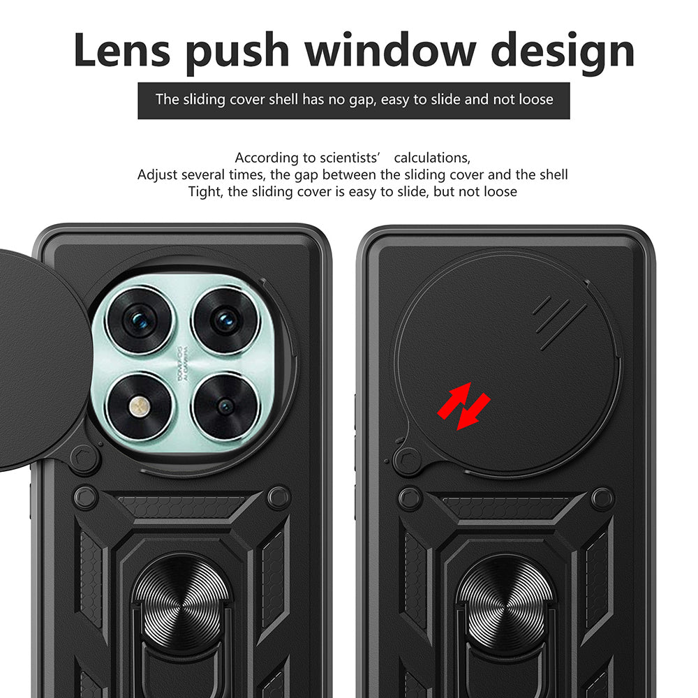 Custodia per Honor Magic7 Pro, Techsuit, CamShield, Nera