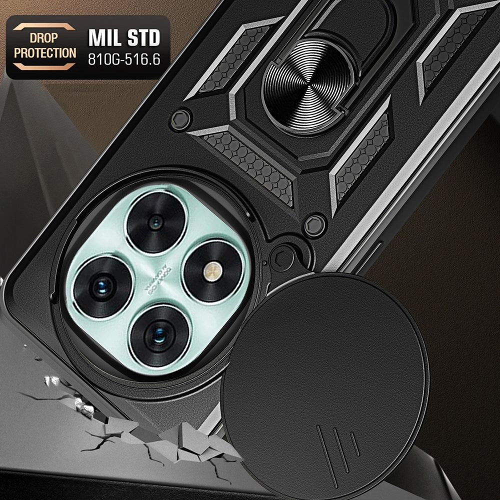 Custodia per Honor Magic7 Pro, Techsuit, CamShield, Nera