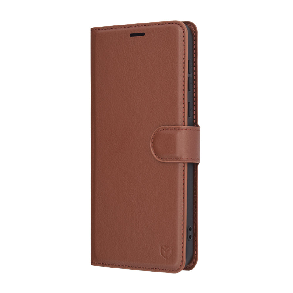 Custodia per Honor Magic7 Pro, Techsuit, Leather Folio, Marrone