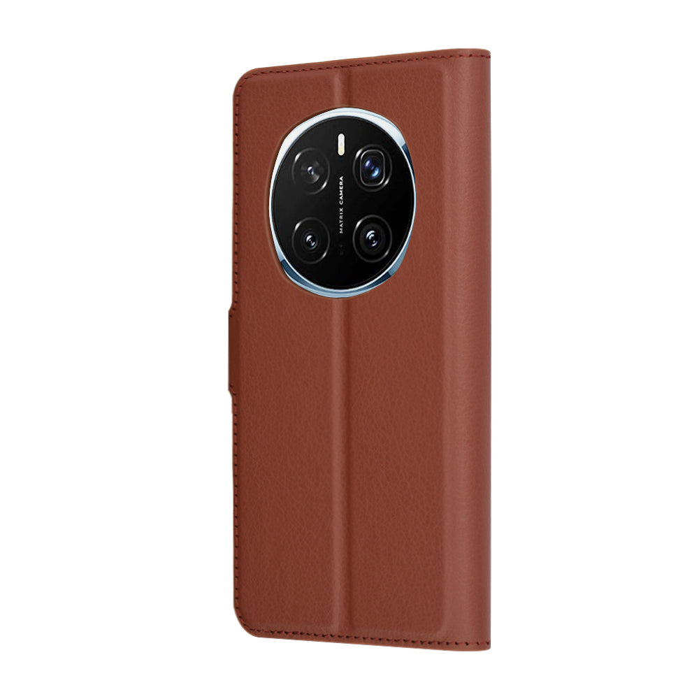 Custodia per Honor Magic7 Pro, Techsuit, Leather Folio, Marrone