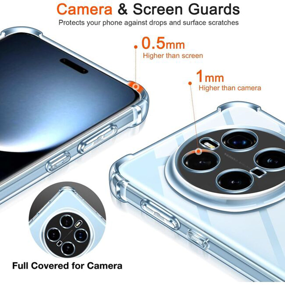 Custodia per Honor Magic7 Pro, Techsuit, Shockproof Clear, Trasparente