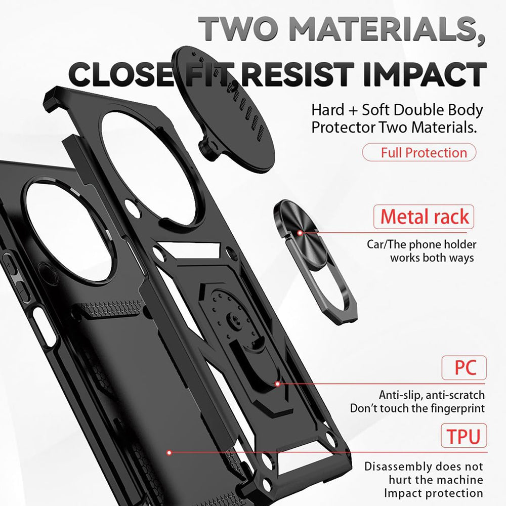 Case for Honor Magic8 Lite, Techsuit, CamShield, Blue