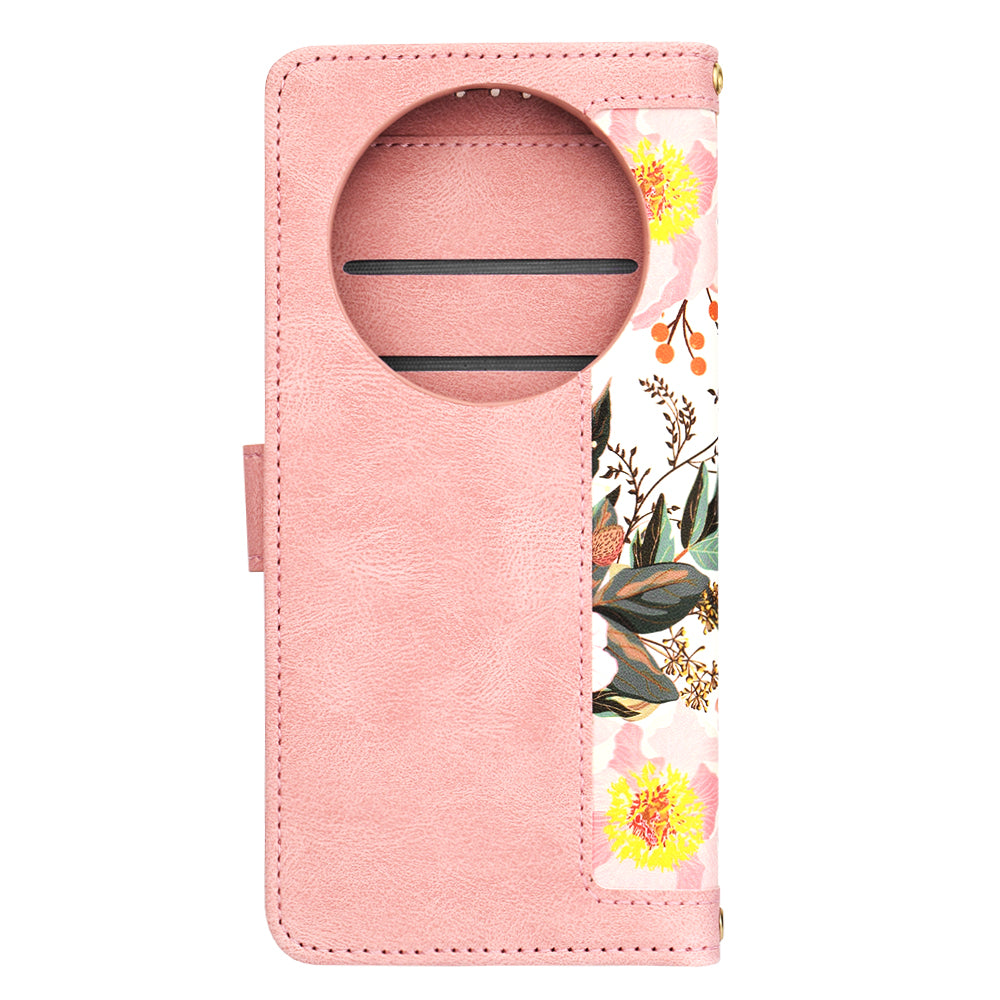 Custodia per Honor Magic8 Lite, Techsuit, FlipCraft, Rosa