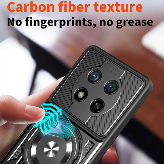 Custodia per Honor Magic8 Lite, Techsuit, RuggedCam, Grigio