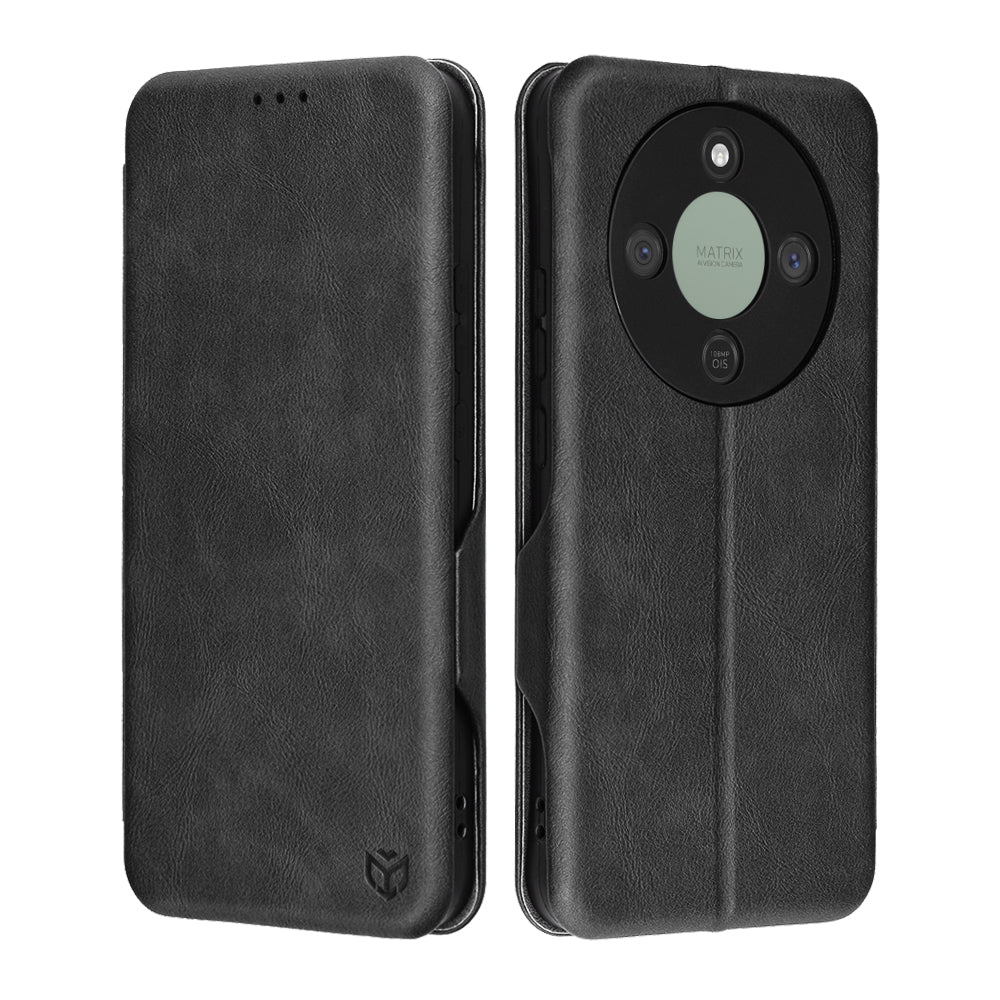 Case for Honor Magic8 Lite, Techsuit, Safe Wallet Plus, Black